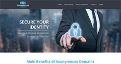 Desktop Screenshot of anonymousedomains.com